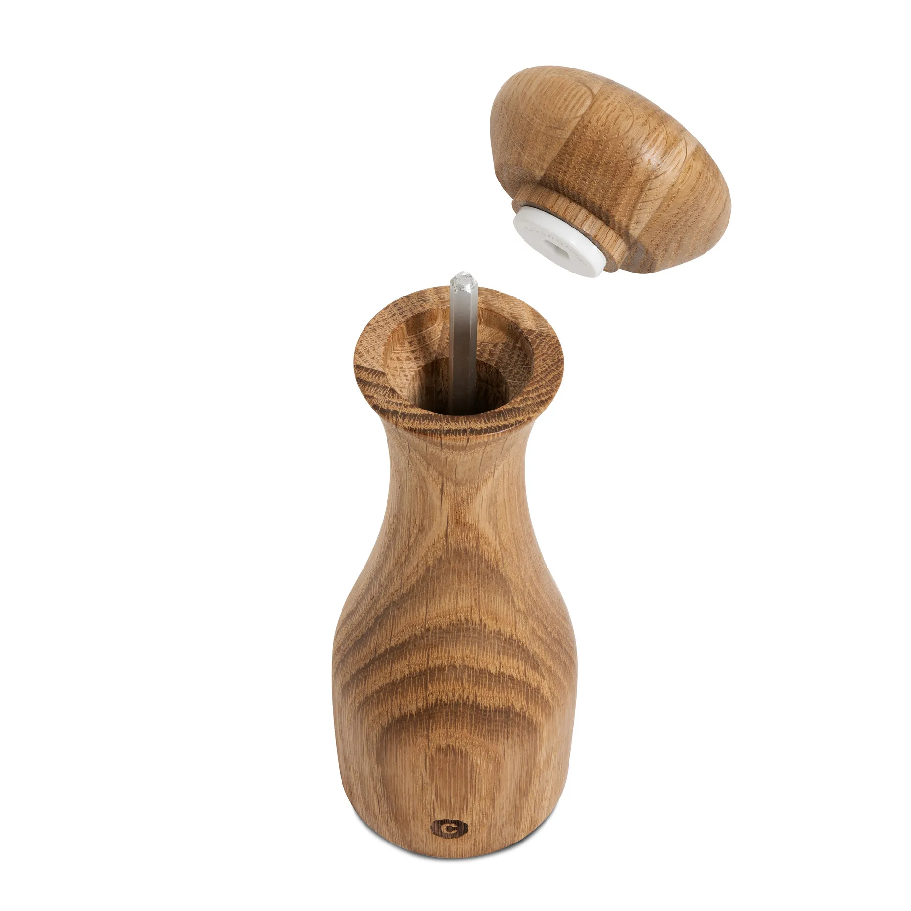 Lyon kryddkvarn, Natural, FSC oak, 19 cm Crushgrind