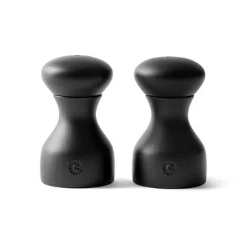 Lyon salt- och pepparkvarnsset - Black, 2 delar - Crushgrind