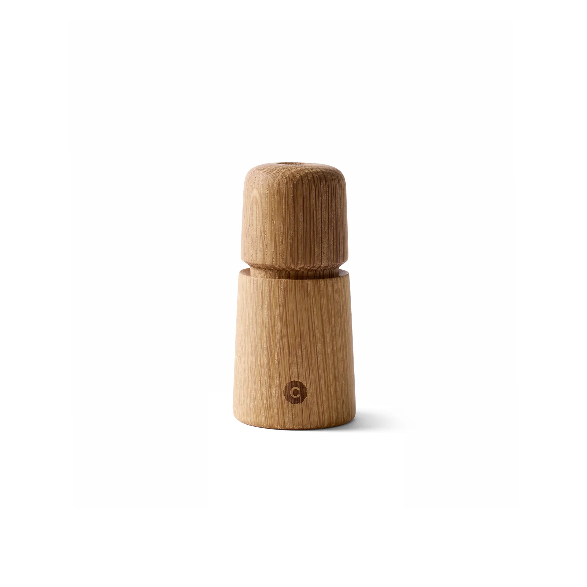 Stockholm kryddkvarn, Natural, FSC oak, 11 cm Crushgrind