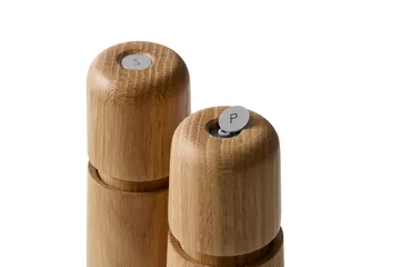 Stockholm kryddkvarn - Natural, FSC oak, 11 cm - Crushgrind