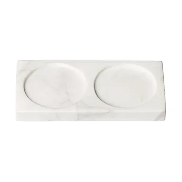 Tabletopper kryddkvarnsställ - White marble - Crushgrind