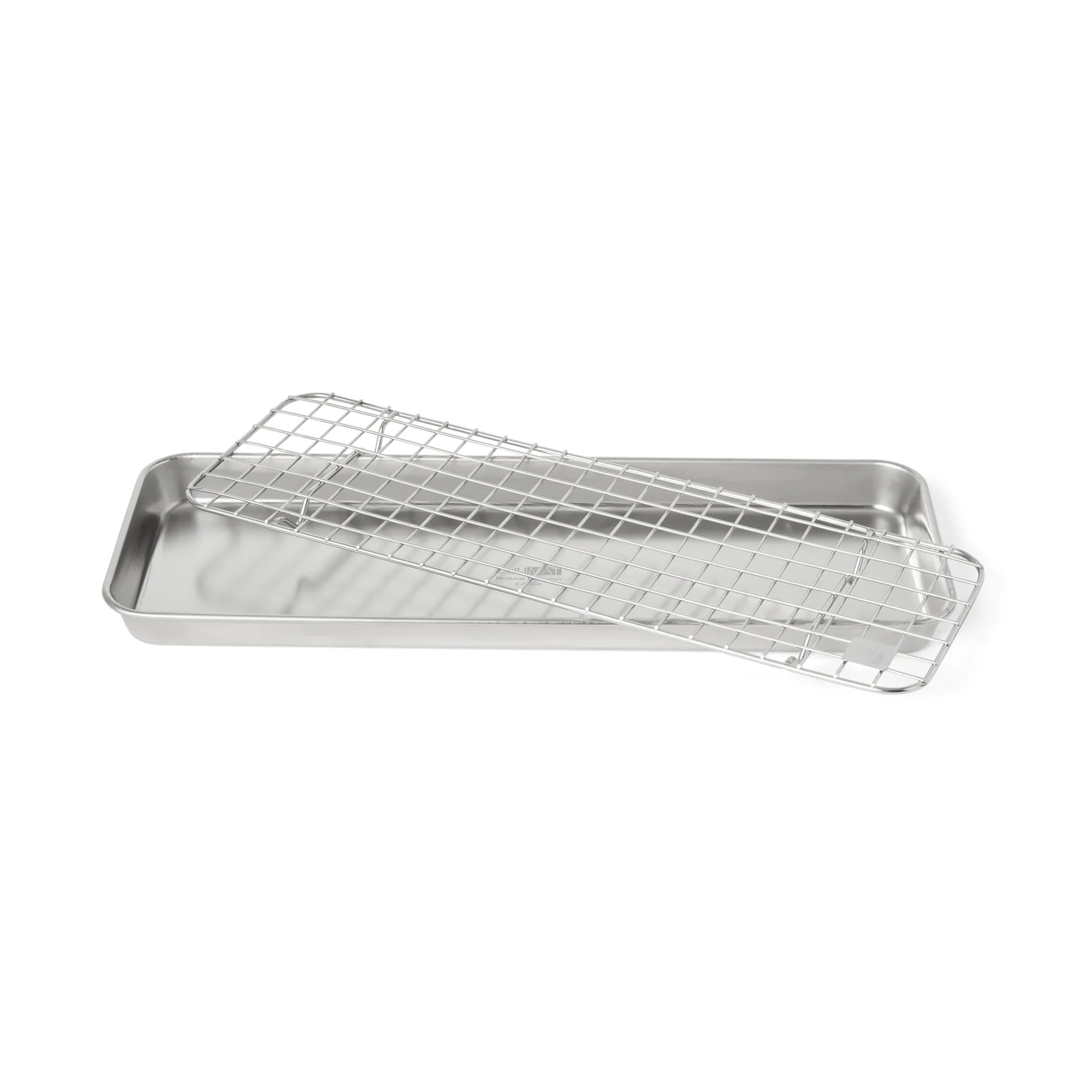 Culimat gastrobleck med avsvalningsgaller, Rostfritt stål, 38x14x2,5 cm Culimat