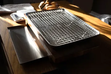 Culimat gastrobleck med avsvalningsgaller - Rostfritt stål, 40,5x30,5 cm - Culimat