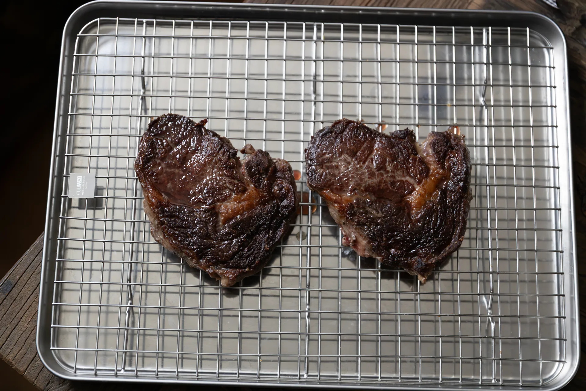 Culimat gastrobleck med avsvalningsgaller, Rostfritt stål, 40,5x30,5 cm Culimat