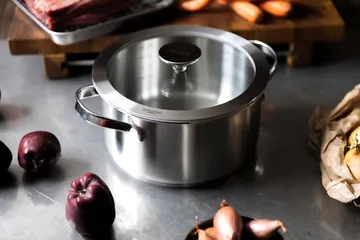 Culimat gryta - Rostfritt stål, glaslock, 3 L - Culimat