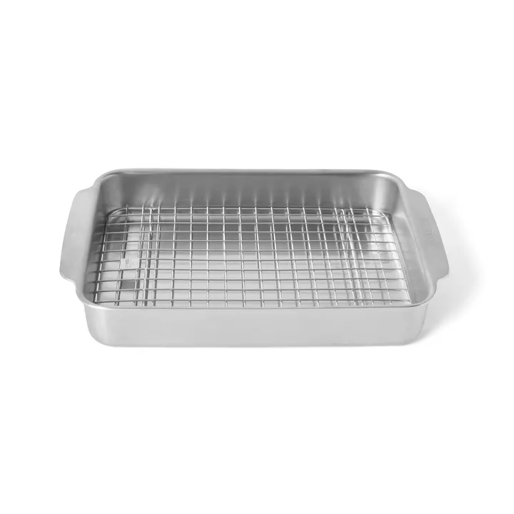 Culimat ugnsform - Rostfritt stål, 34x26x6 cm - Culimat