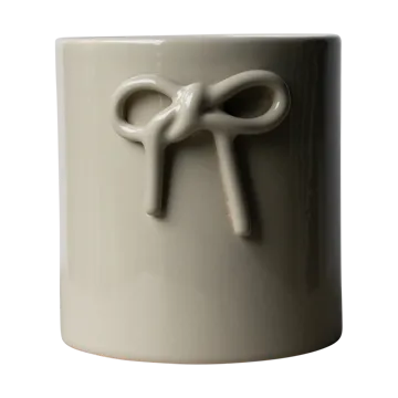 DBKD Bow kruka Ø14 cm Shiny mole