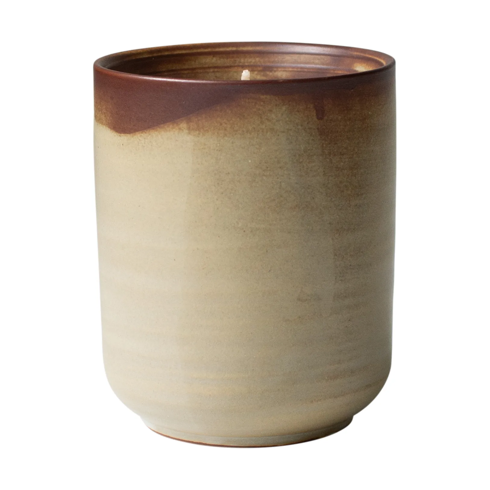 Burn doftljus 60 h, Creme-brown DBKD