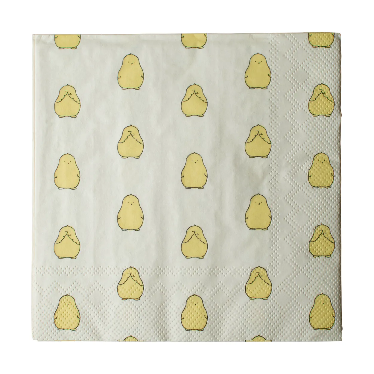DBKD Chubby chicken pappersservett 20-pack Yellow 33×33 cm