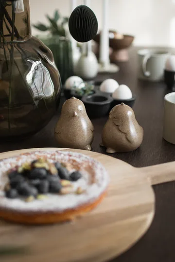 Chubby chicken påskdekoration 2-pack - Beige - DBKD