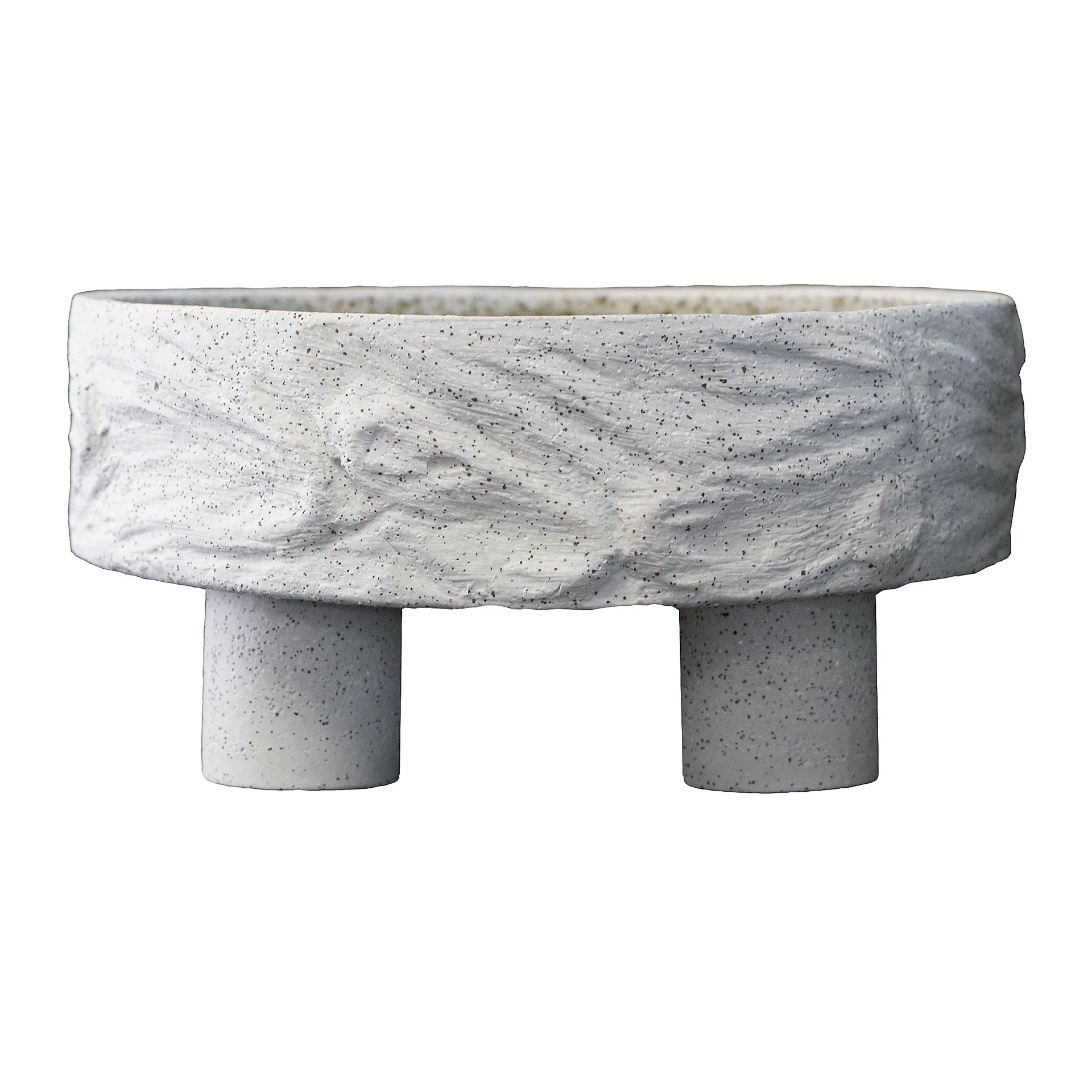 Clay plate tallrik på ben Ø25 cm, Sand DBKD