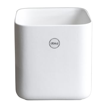 DBKD Cube kruka small 13 cm Matte white