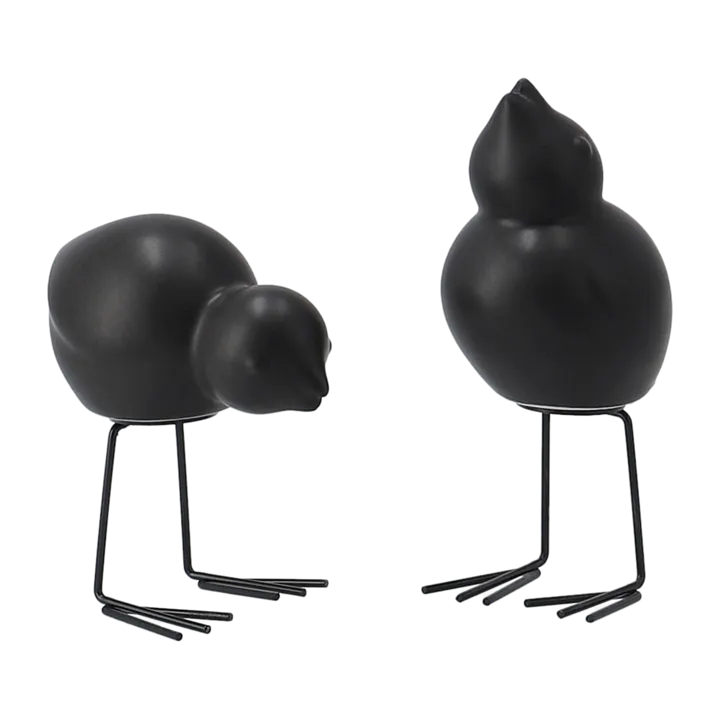 DBKD Swedish Birds påskdekoration 2-pack - Black - DBKD
