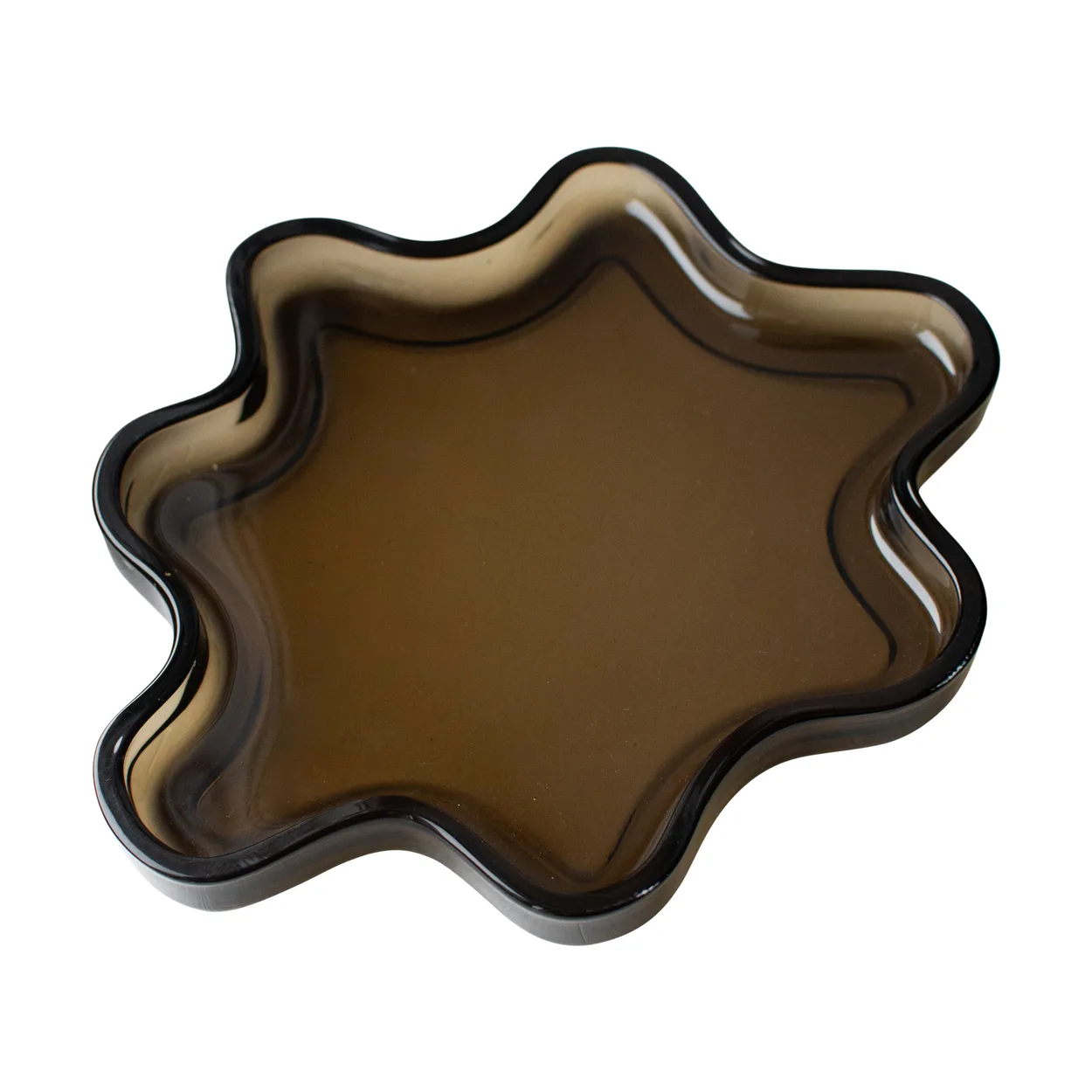 DBKD Filter dekorationsbricka Brown Ø22×2 cm
