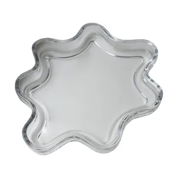Filter dekorationsbricka - Clear, Ø22x2 cm - DBKD