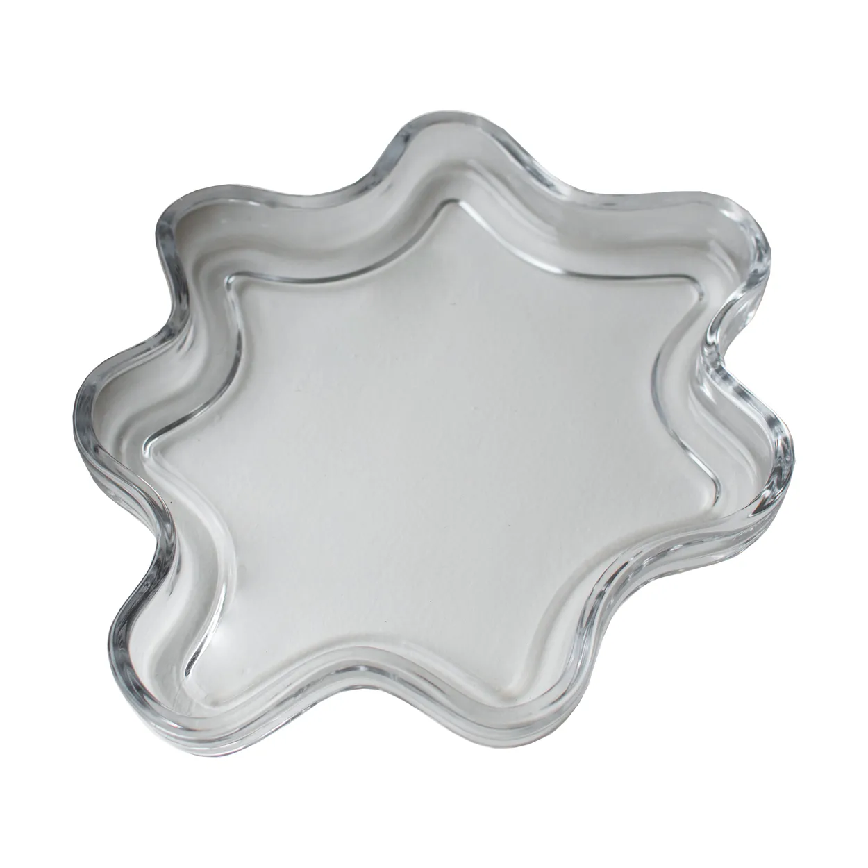 DBKD Filter dekorationsbricka Clear Ø22×2 cm