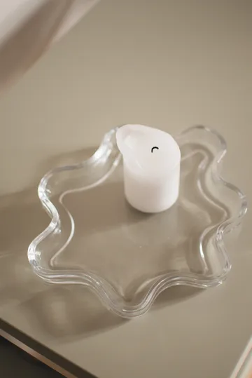 Filter dekorationsbricka - Clear, Ø22x2 cm - DBKD