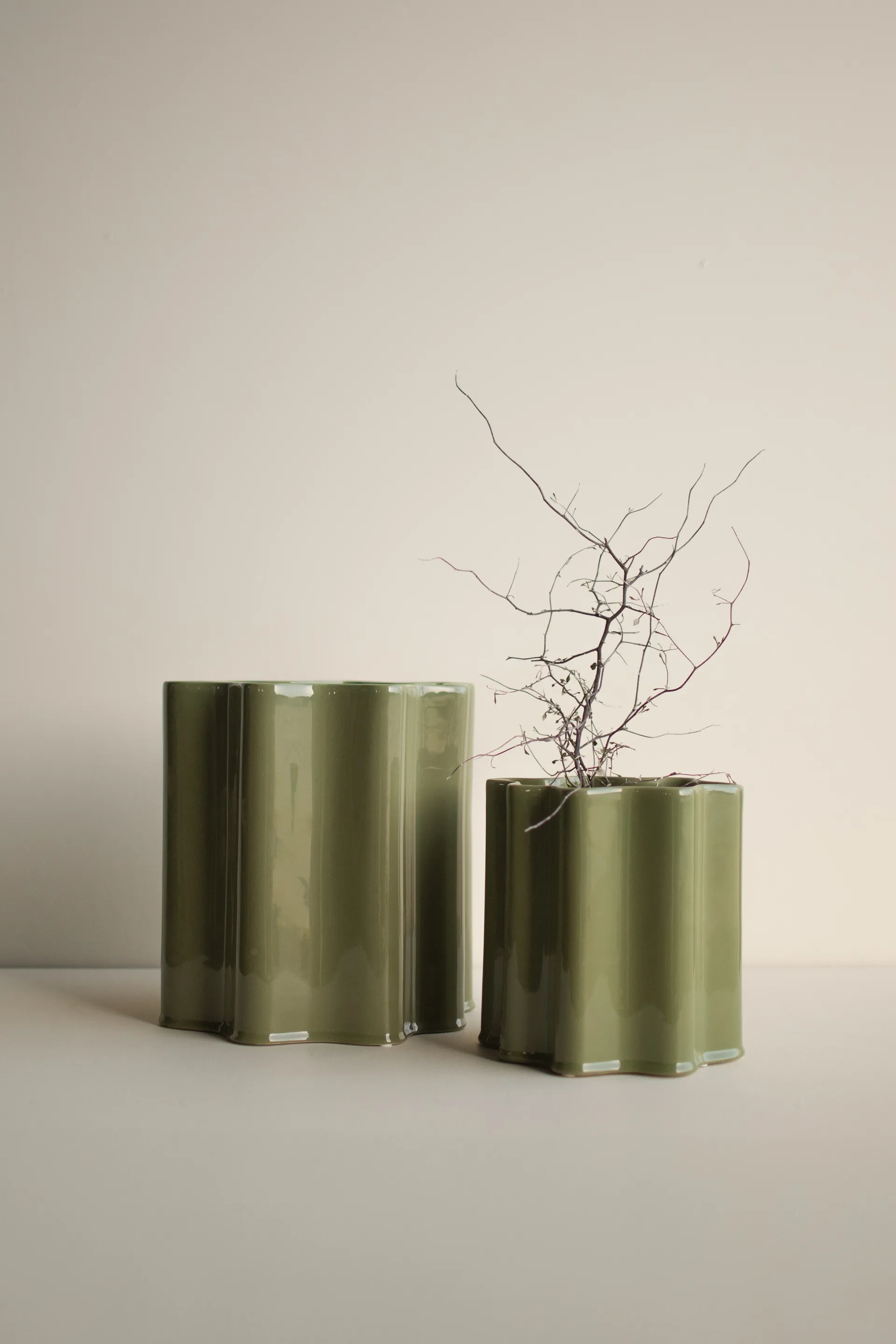 Filter kruka, Shiny green, Ø25 cm DBKD