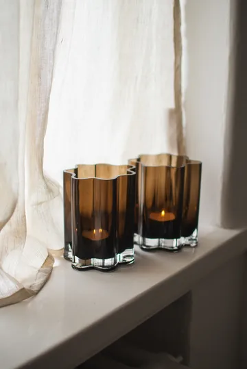 Filter ljuslykta - Brown, Ø11,5x13 cm - DBKD