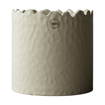 DBKD Flowery kruka Ø16 cm Creme