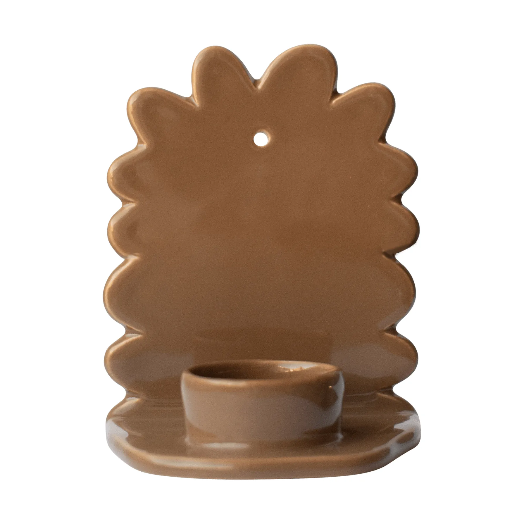 DBKD Flowery väggljusstake Shiny nougat