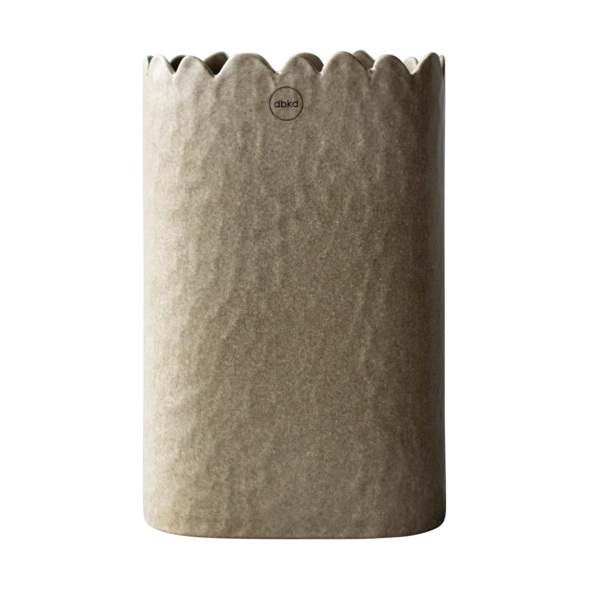 Flowery vas 20 cm, Beige DBKD