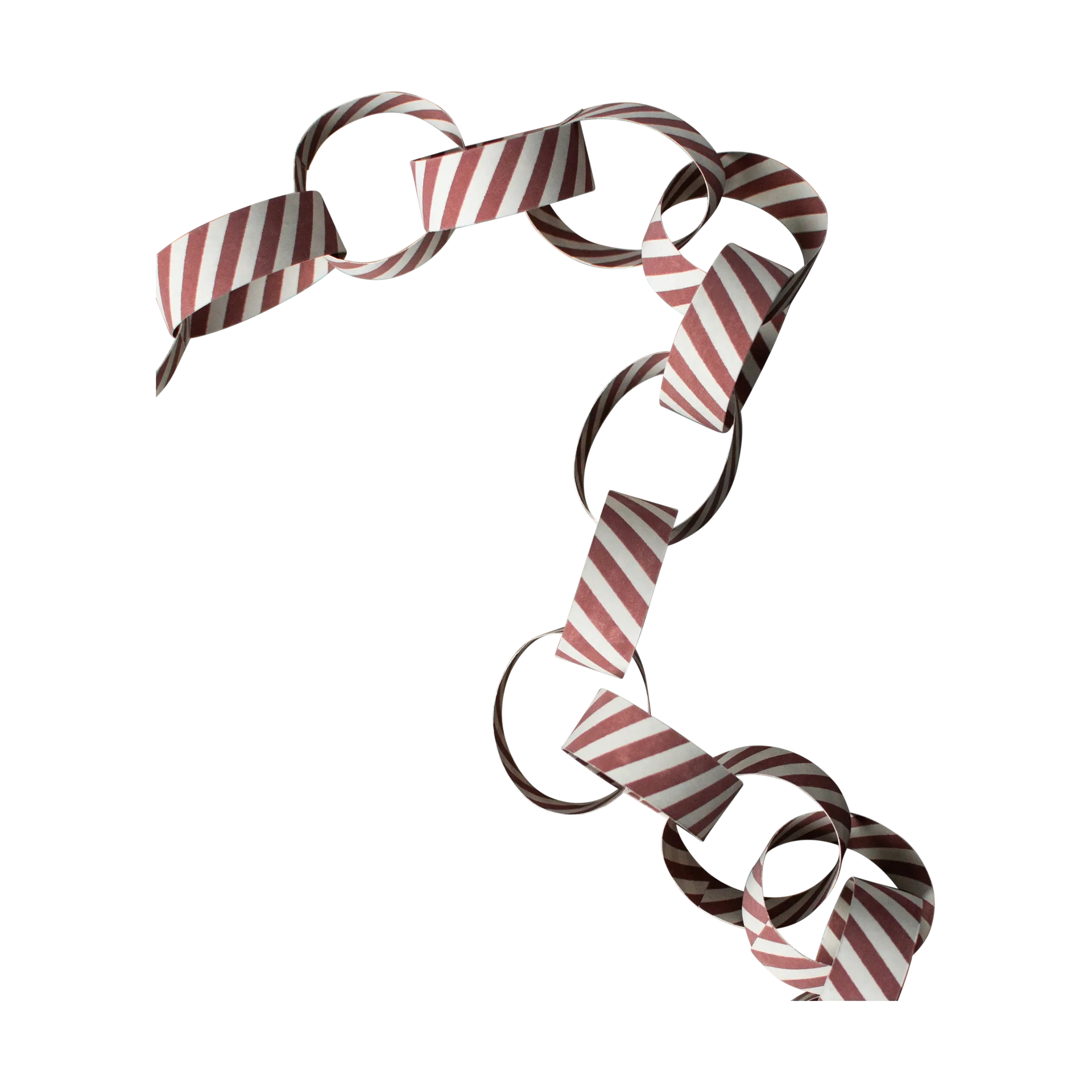 Garland girland randig, Red-white DBKD