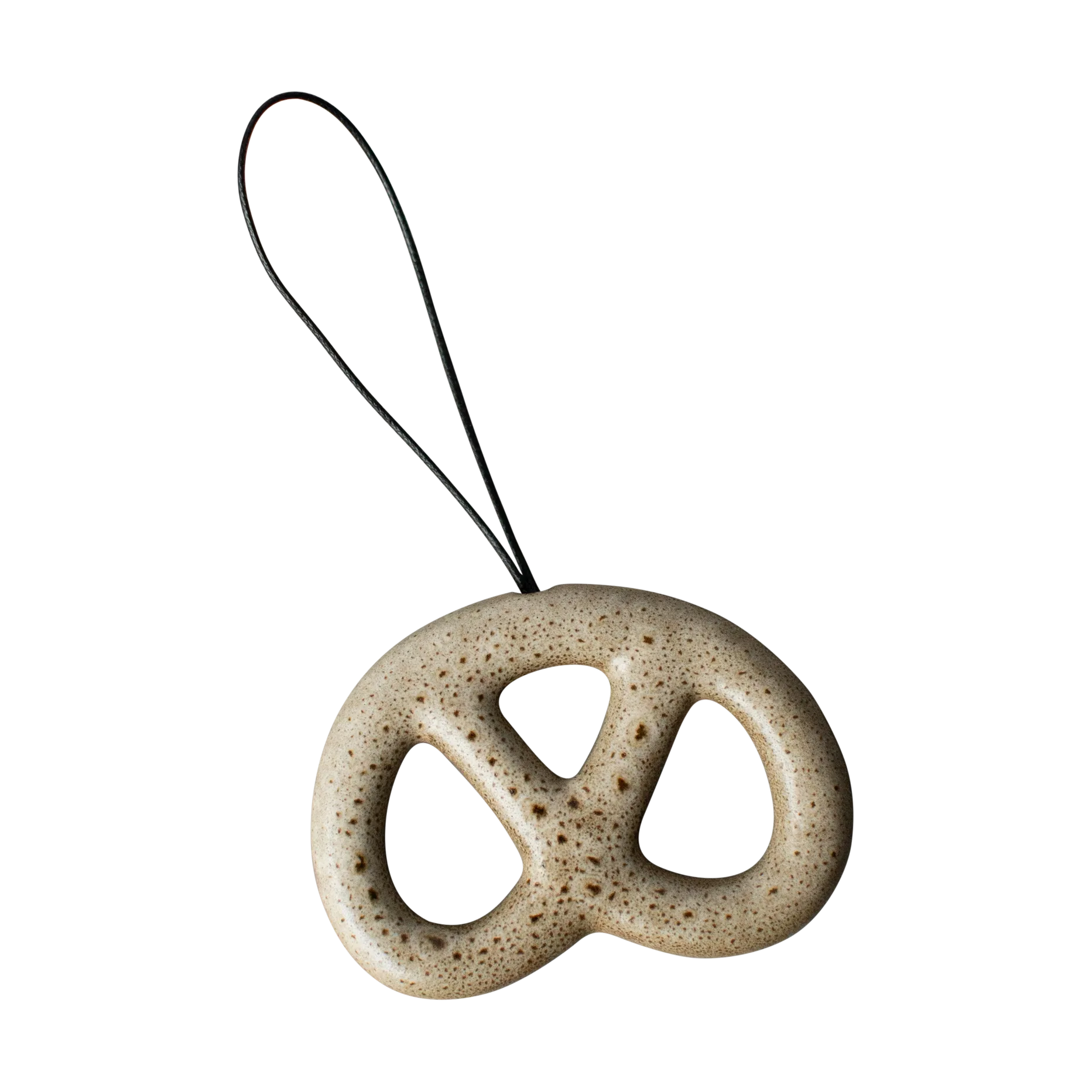 Hanging pretzel dekorationshänge, Beige DBKD
