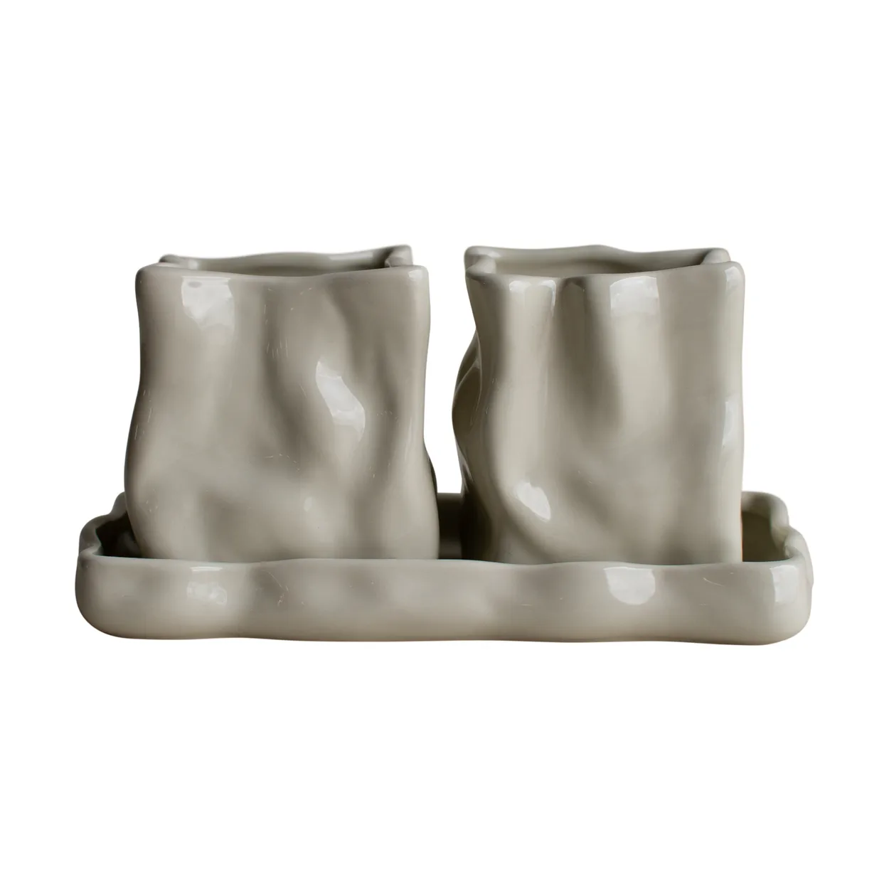 DBKD Herb kruka 3 delar Creme