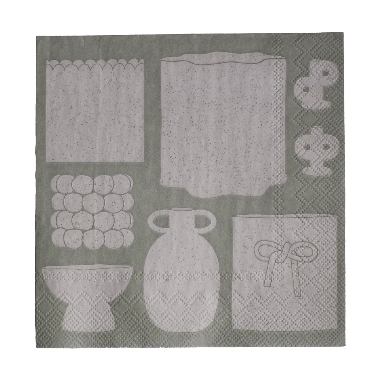 DBKD Illustration pappersservett 33×33 cm 20-pack Beige