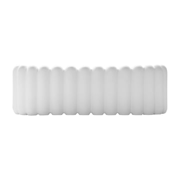 Läs mer om DBKD Mist kruka oval small 35 cm White