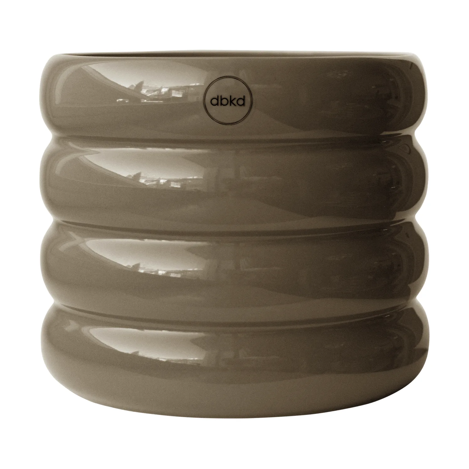 DBKD Mud kruka shiny dust Ø14 cm