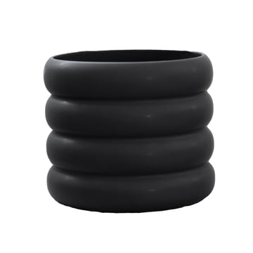 Läs mer om DBKD Mud kruka svart Medium Ø14 cm
