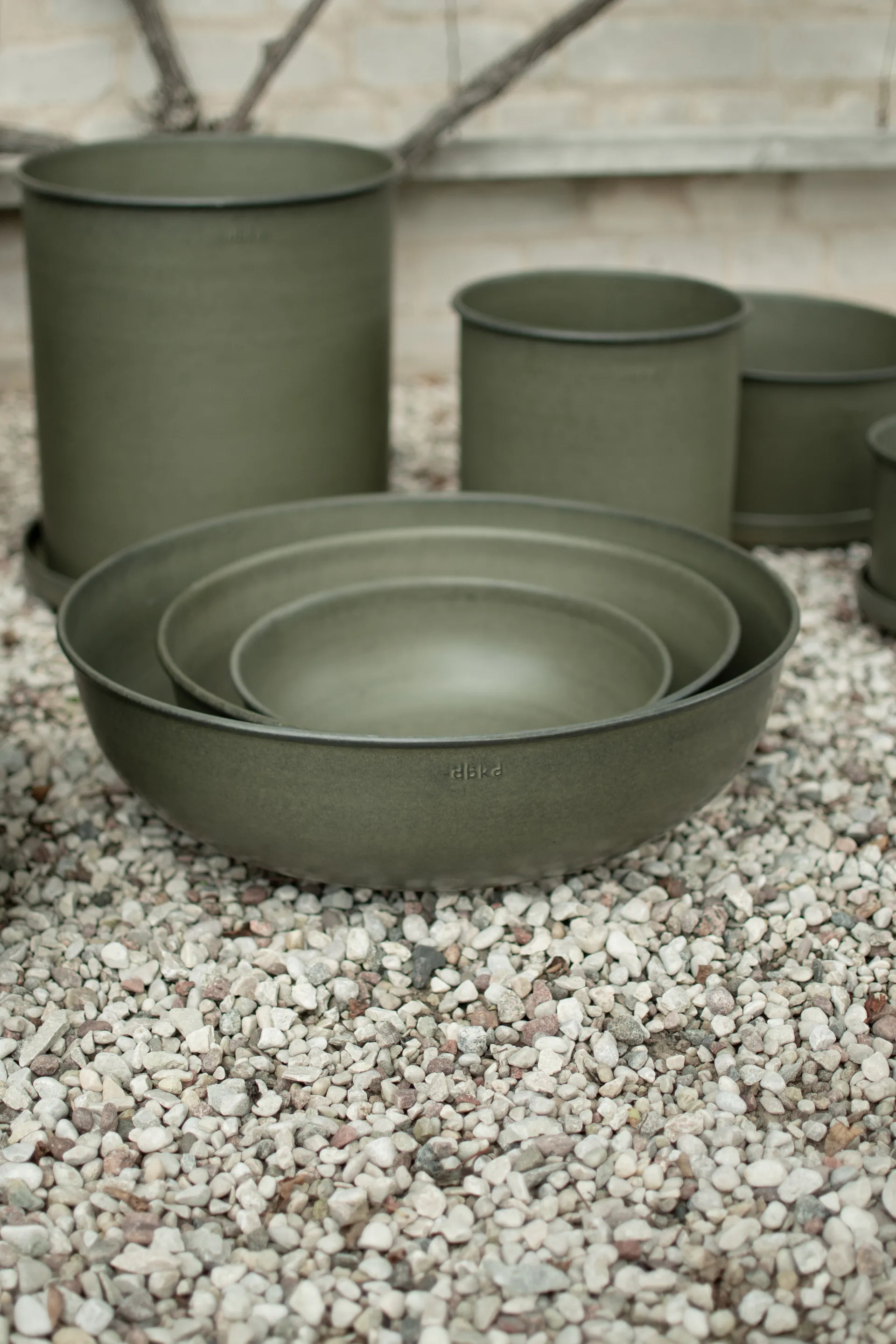 Out bowl 3 delar, Green DBKD