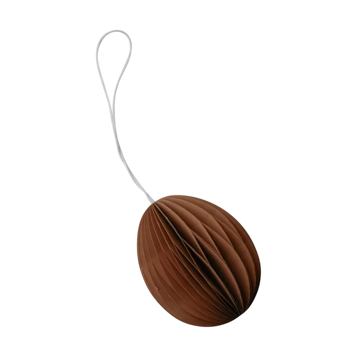 Ovoid påskhänge papper 7 cm - Terracotta - DBKD
