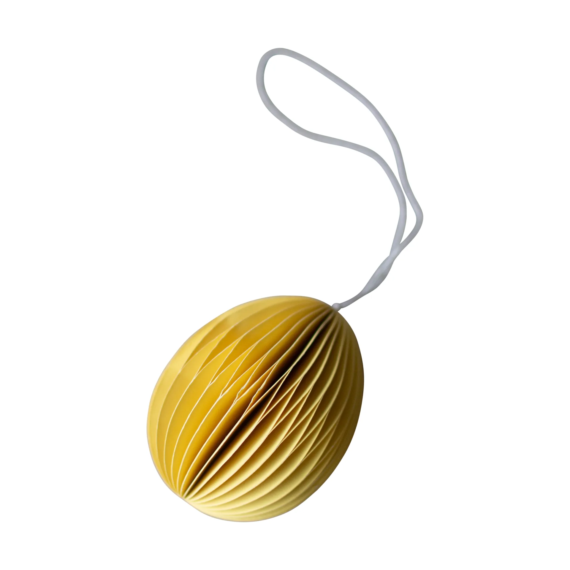 Ovoid påskhänge papper 7 cm, Yellow DBKD