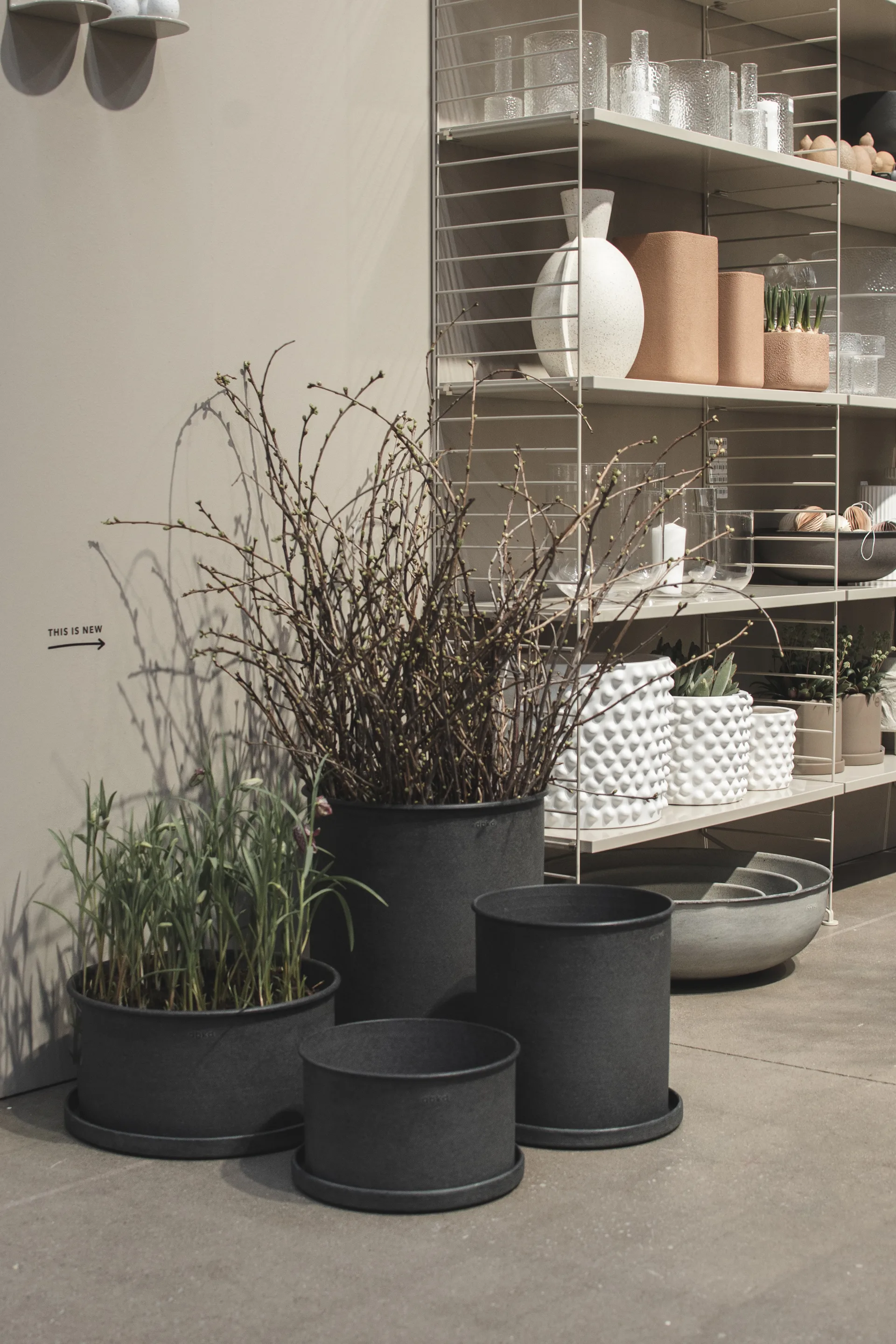 Plant bowl kruka 2-pack, Black DBKD