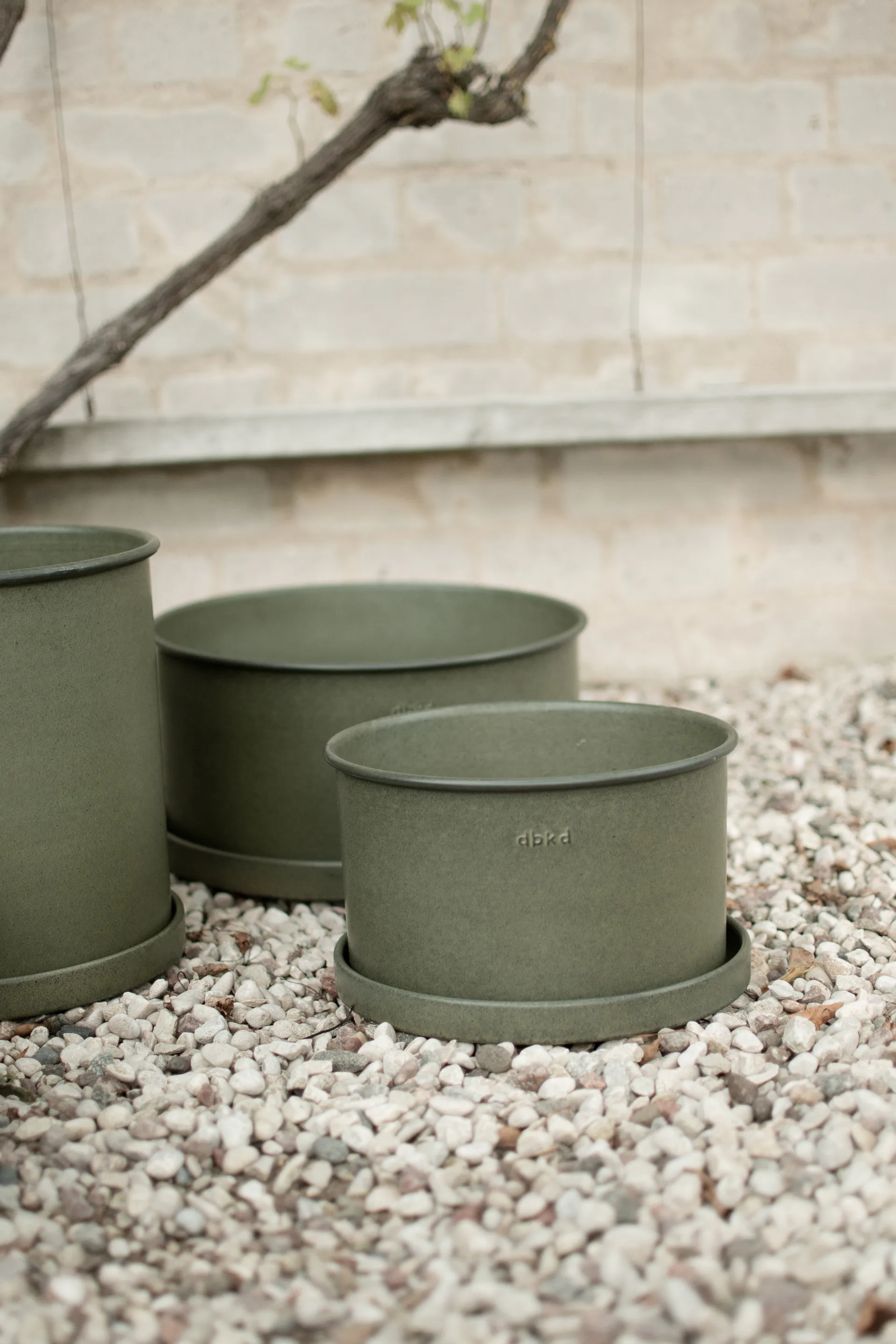 Plant bowl kruka 2-pack, Green DBKD