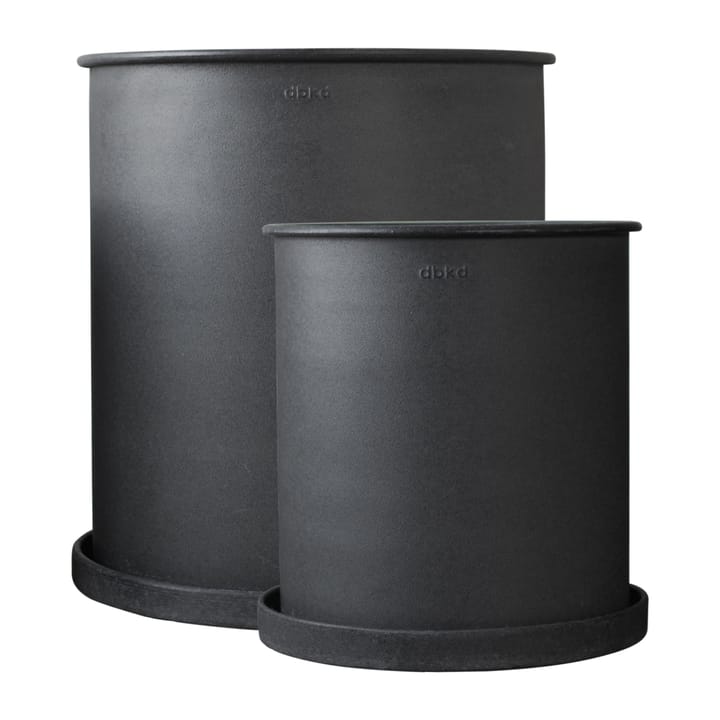 Plant pot kruka large 2-pack, Black DBKD