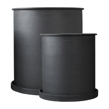 DBKD Plant pot kruka large 2-pack Black