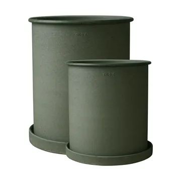 Plant pot kruka large 2-pack - Green - DBKD