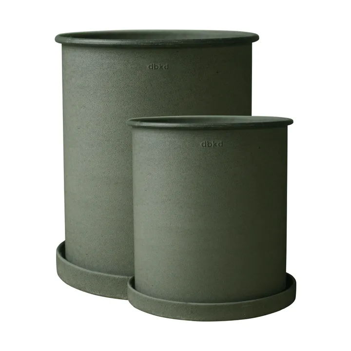 Plant pot kruka large 2-pack - Green - DBKD