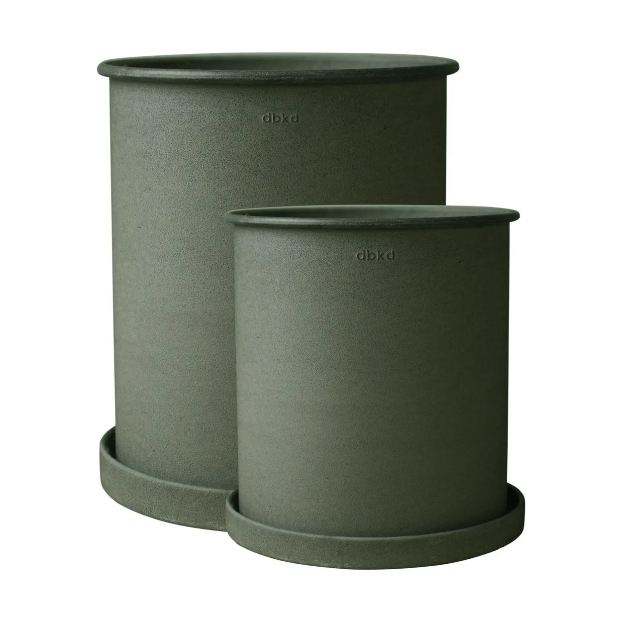 DBKD Plant pot kruka large 2-pack Green