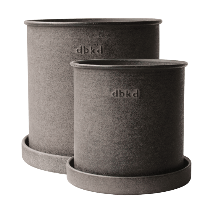 Plant pot kruka small 2-pack, Brown DBKD