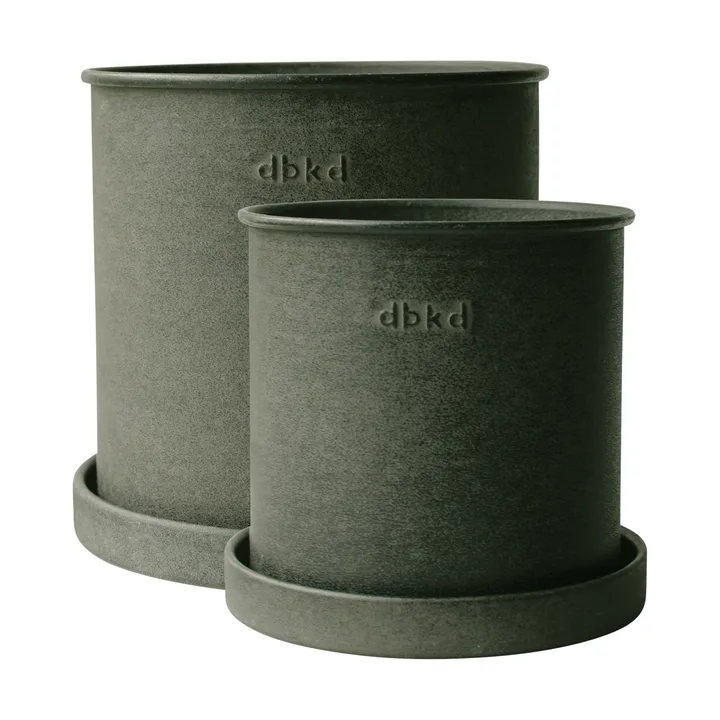 Plant pot kruka small 2-pack - Green - DBKD