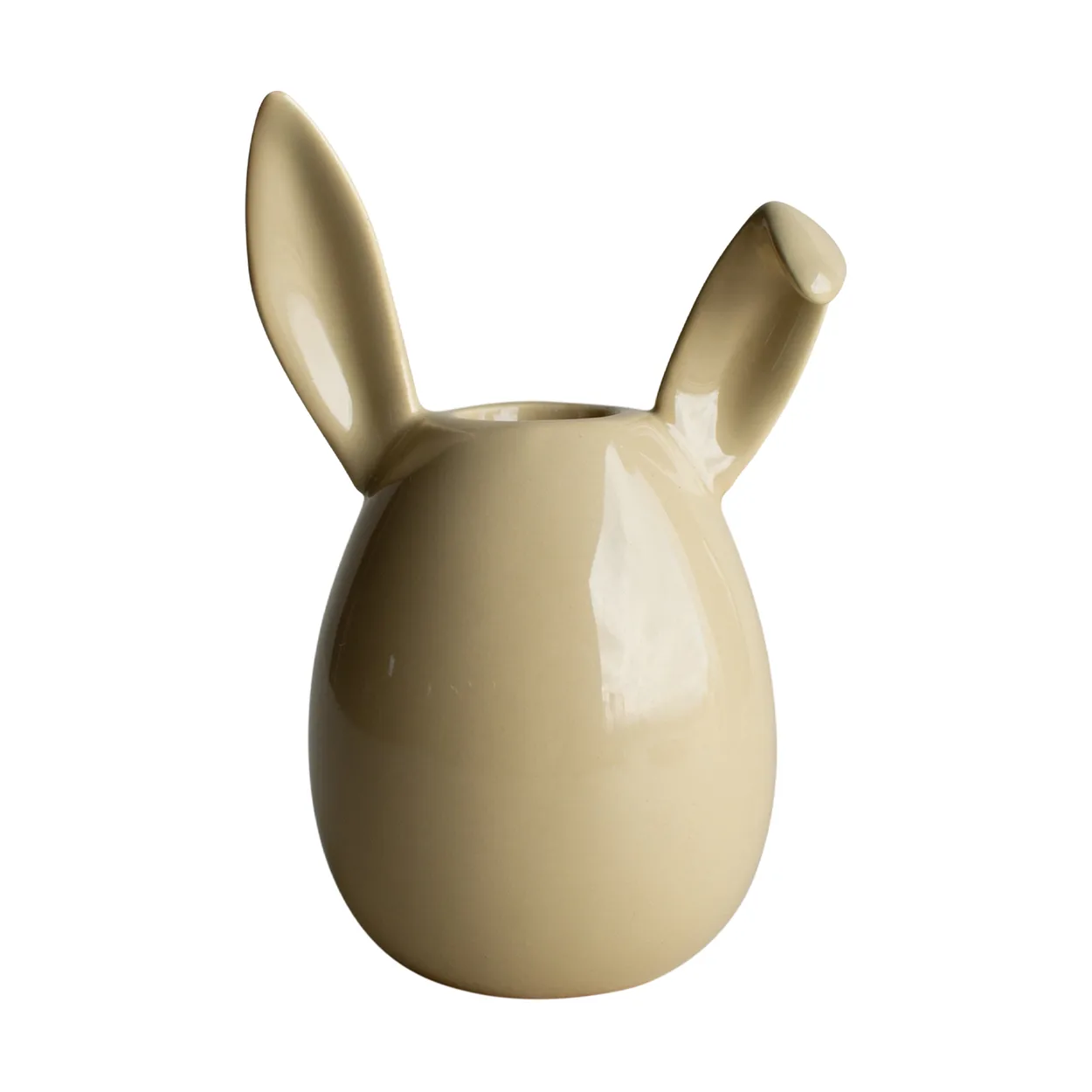 DBKD Rabbit ljusstake 13 cm Shiny yellow
