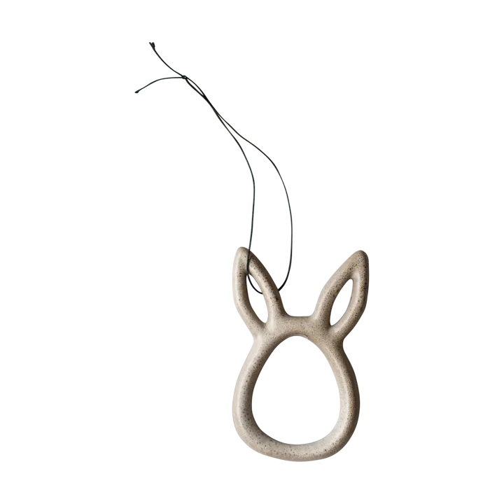 Sprinkle rabbit påskhänge 8 cm - Beige - DBKD