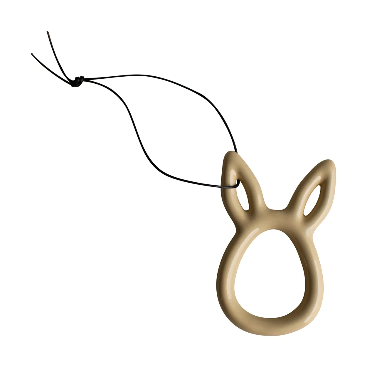 DBKD Sprinkle rabbit påskhänge 8 cm Shiny yellow