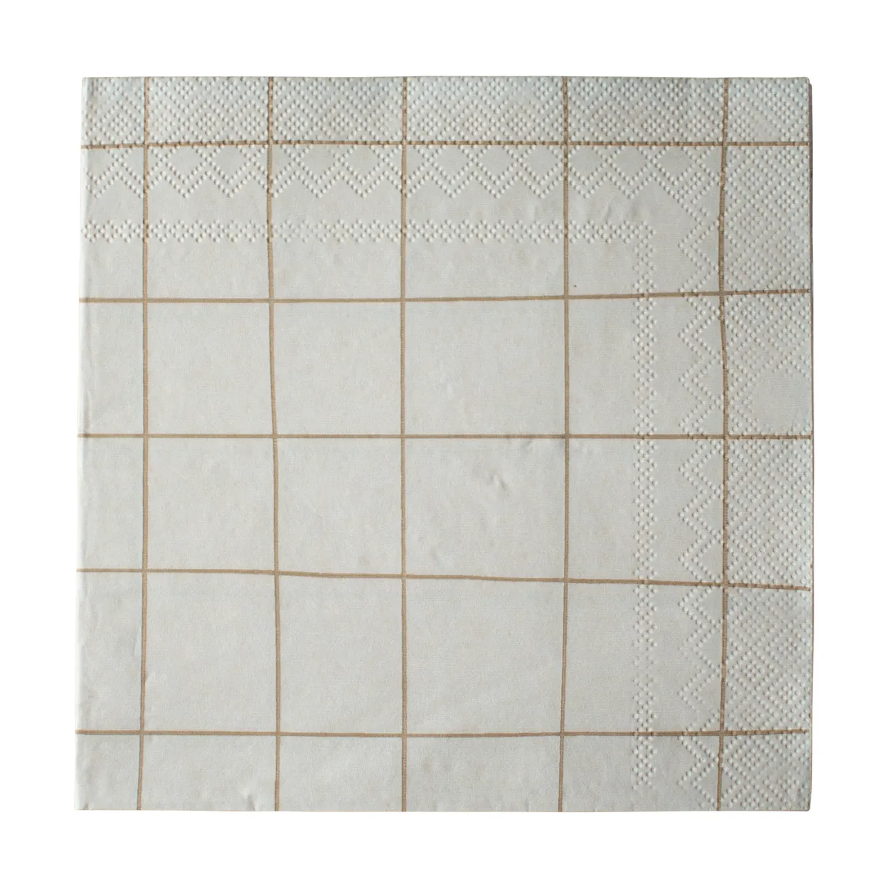 DBKD Square pappersservett 33×33 cm 20-pack Creme