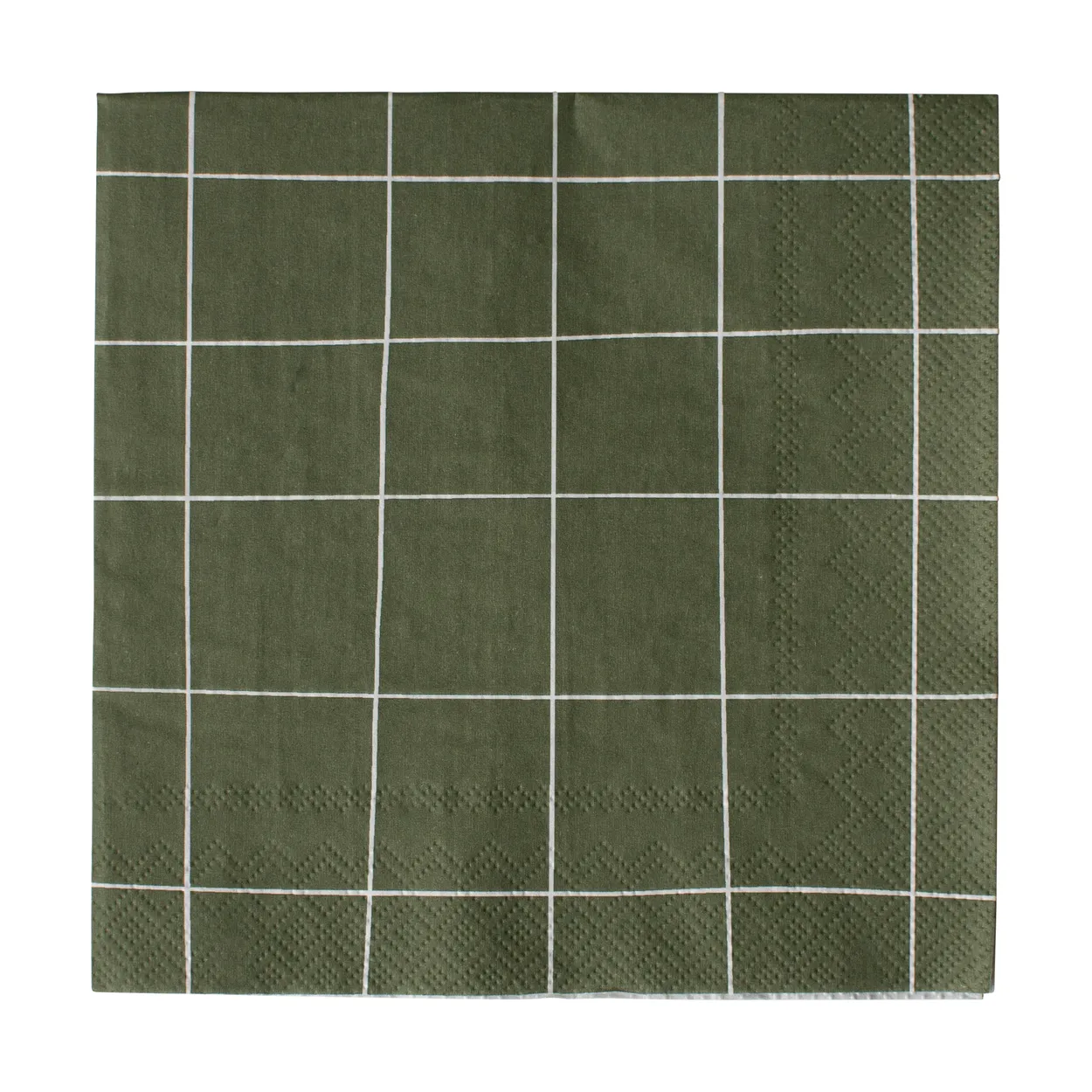 DBKD Square pappersservett 33×33 cm 20-pack Green